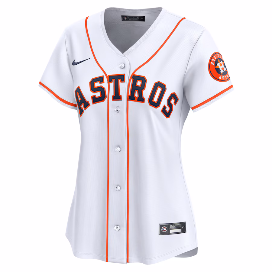 Houston Astros Nike Women's 2024 Jackie Robinson Day Home Limited Jersey – White