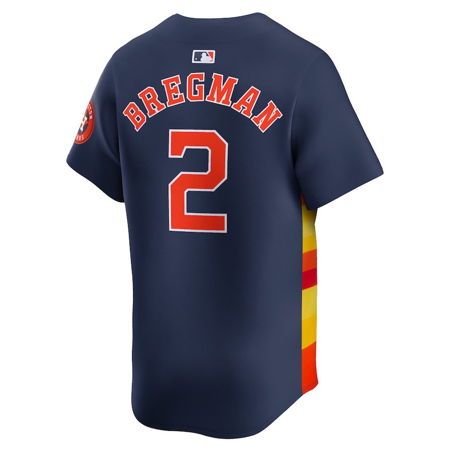 Alex Bregman Houston Astros Nike Alternate Limited Player Jersey – Navy