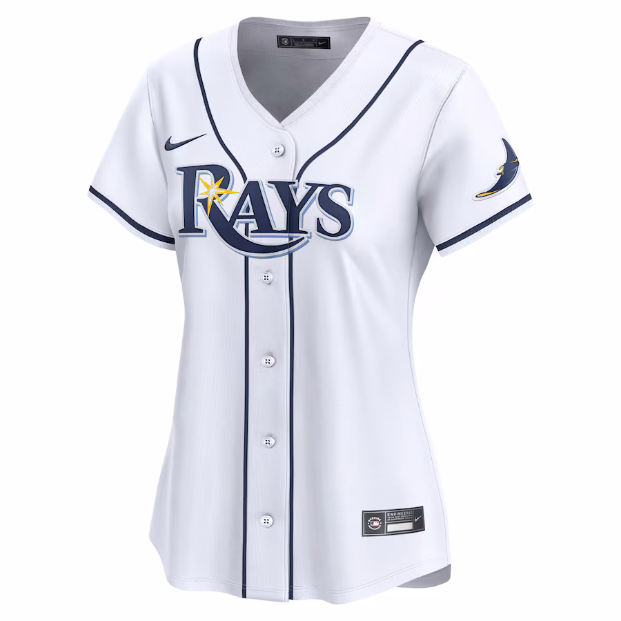 Tampa Bay Rays Nike Women's 2024 Jackie Robinson Day Home Limited Jersey – White