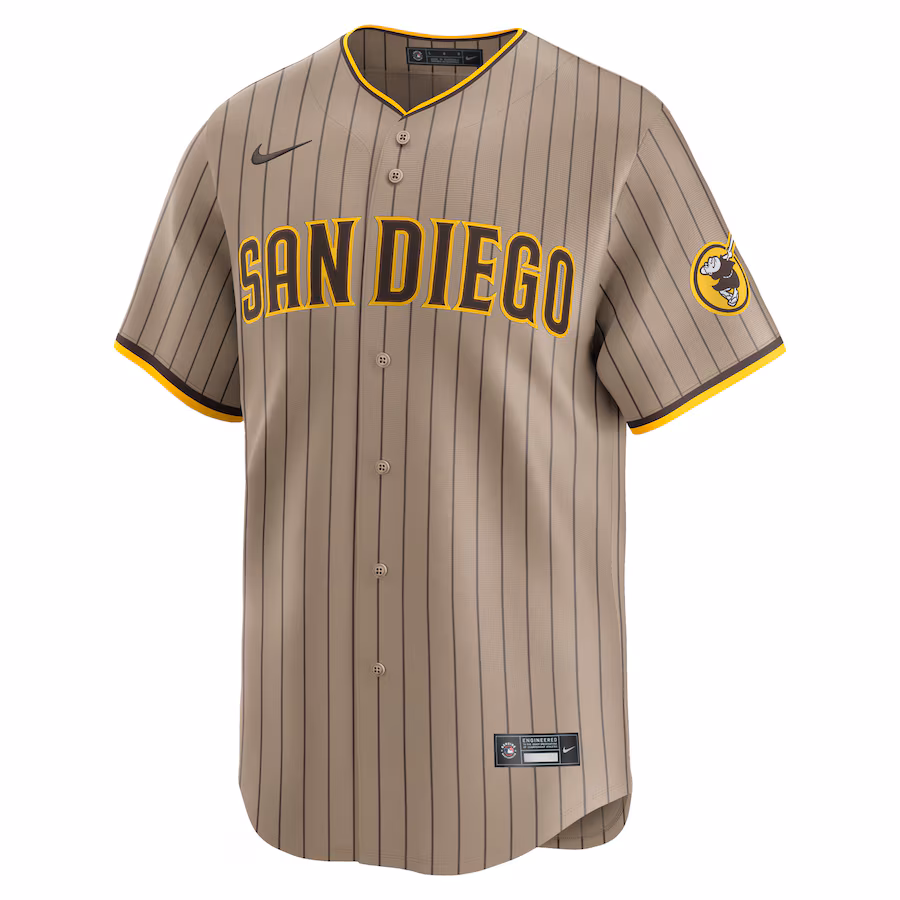 Fernando Tatis Jr. San Diego Padres Nike Alternate Limited Player Jersey – Tan