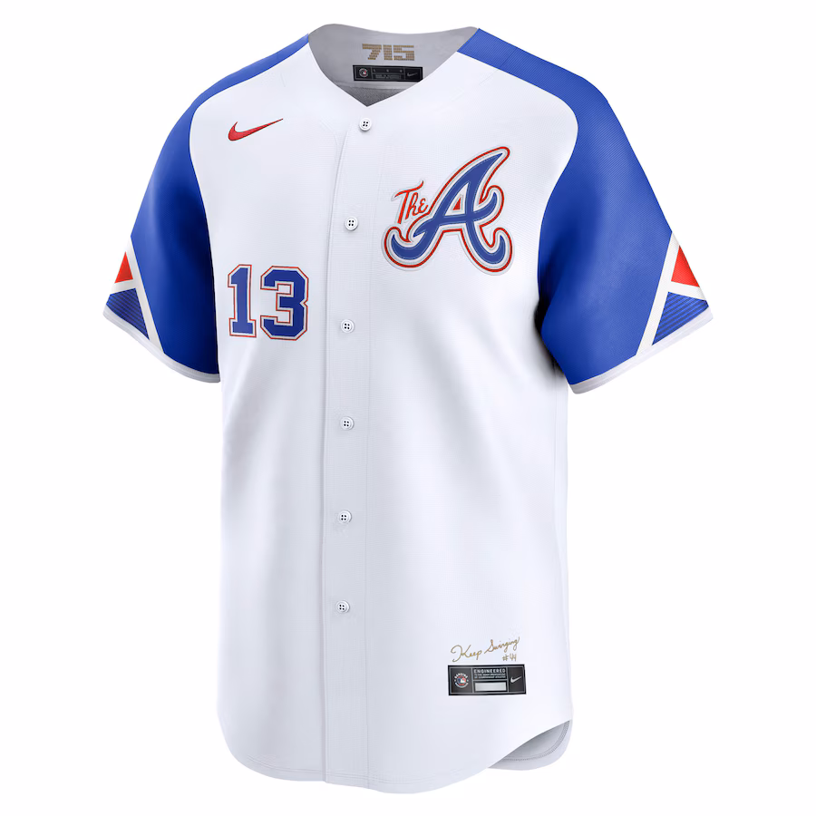 Ronald Acuna Jr. Atlanta Braves Nike City Connect Limited Player Jersey - White