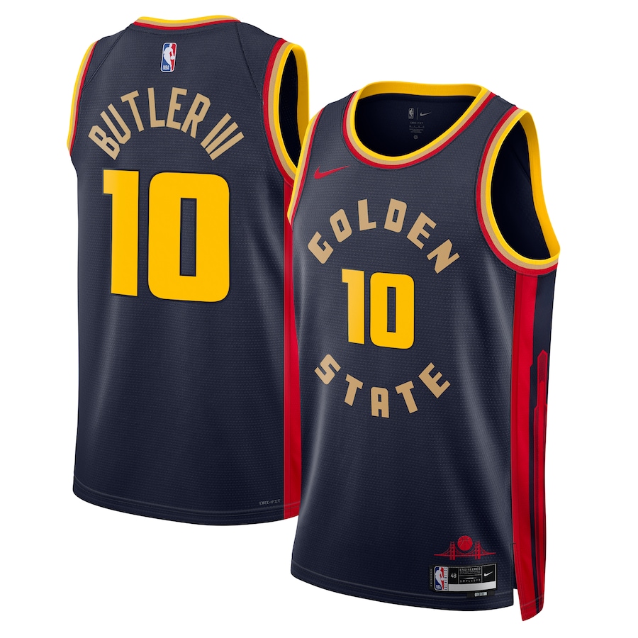 Jimmy Butler Golden State Warriors Nike Unisex Swingman Jersey - City Edition - Navy