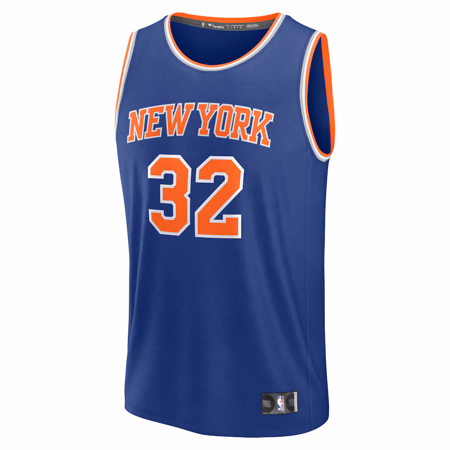 Karl-Anthony Towns New York Knicks Fanatics Fast Break Replica Player Jersey - Icon Edition - Blue