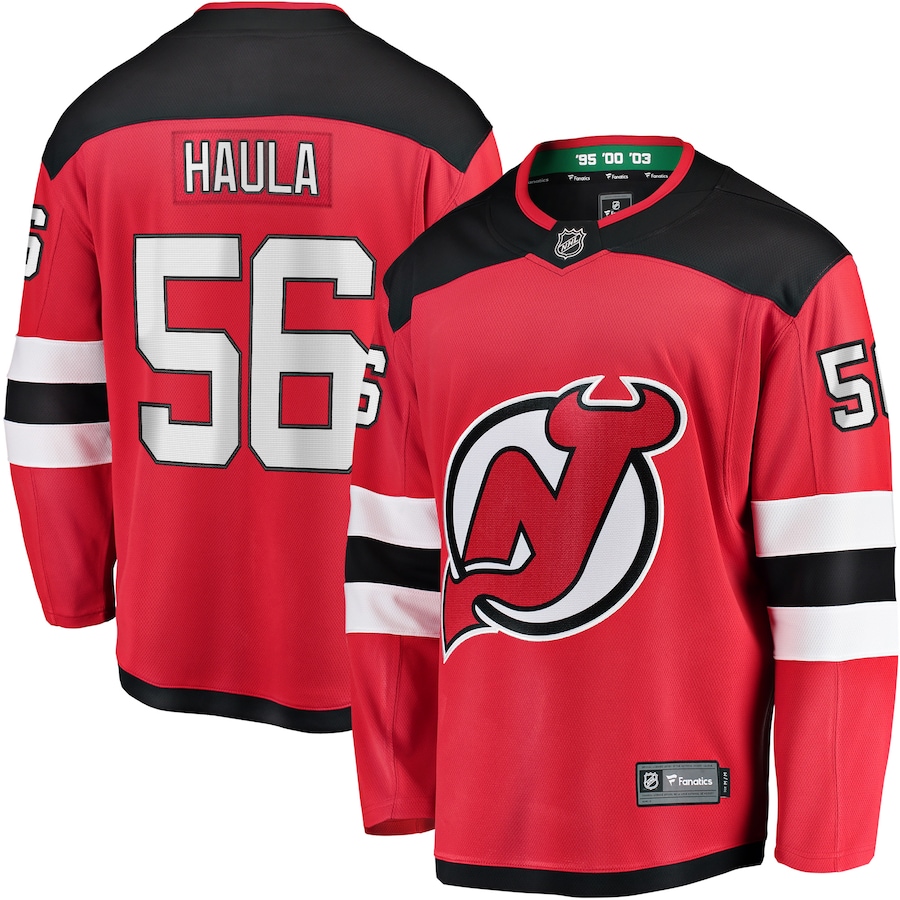 Erik Haula New Jersey Devils Fanatics Home Breakaway Player Jersey - Red