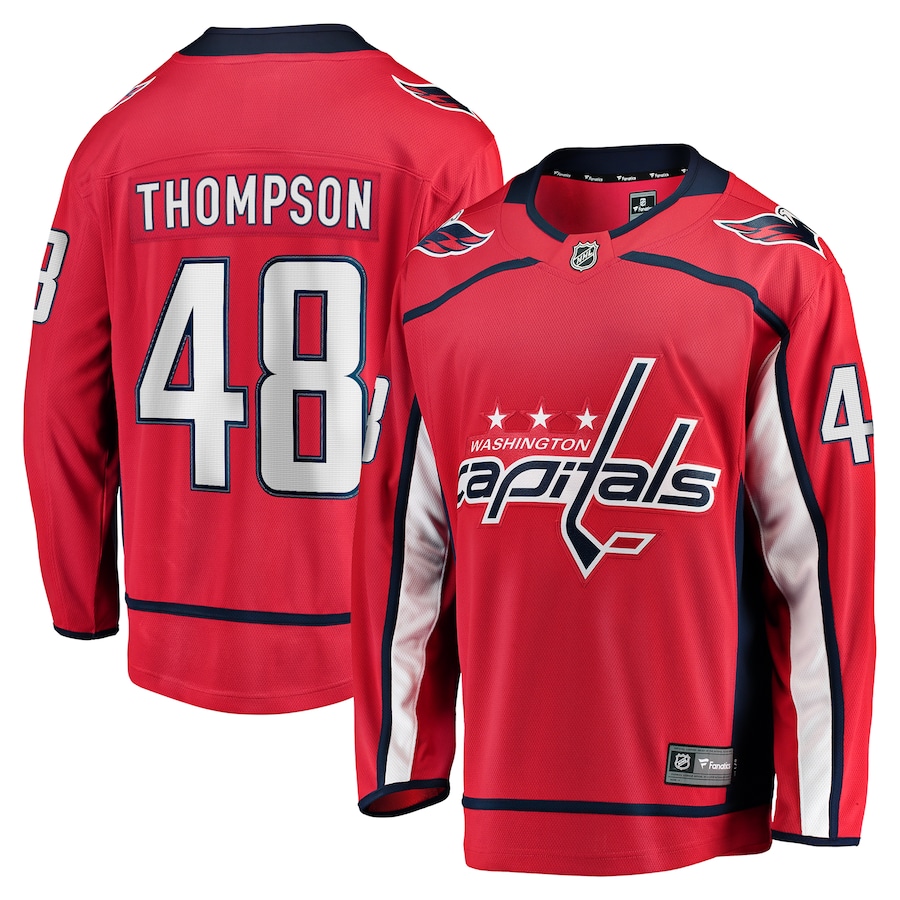 Logan Thompson Washington Capitals Fanatics Home Premier Breakaway Player Jersey - Red