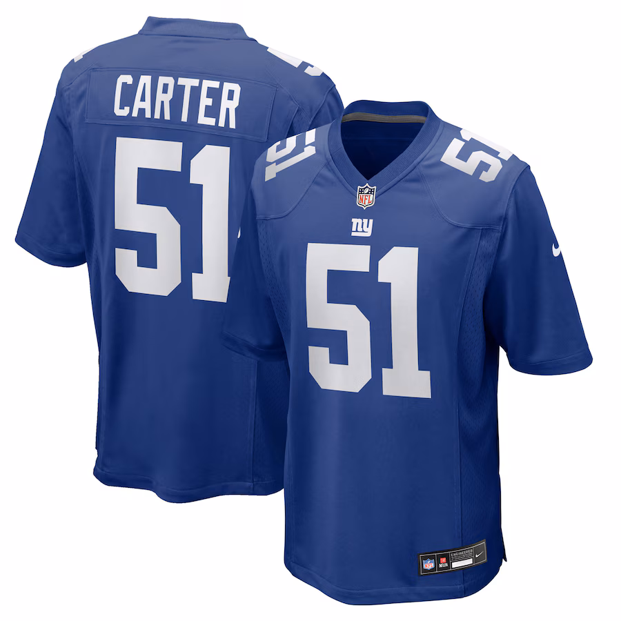 Abdul Carter New York Giants Nike 2025 NFL Draft First Round Pick Game Jersey - Royal
