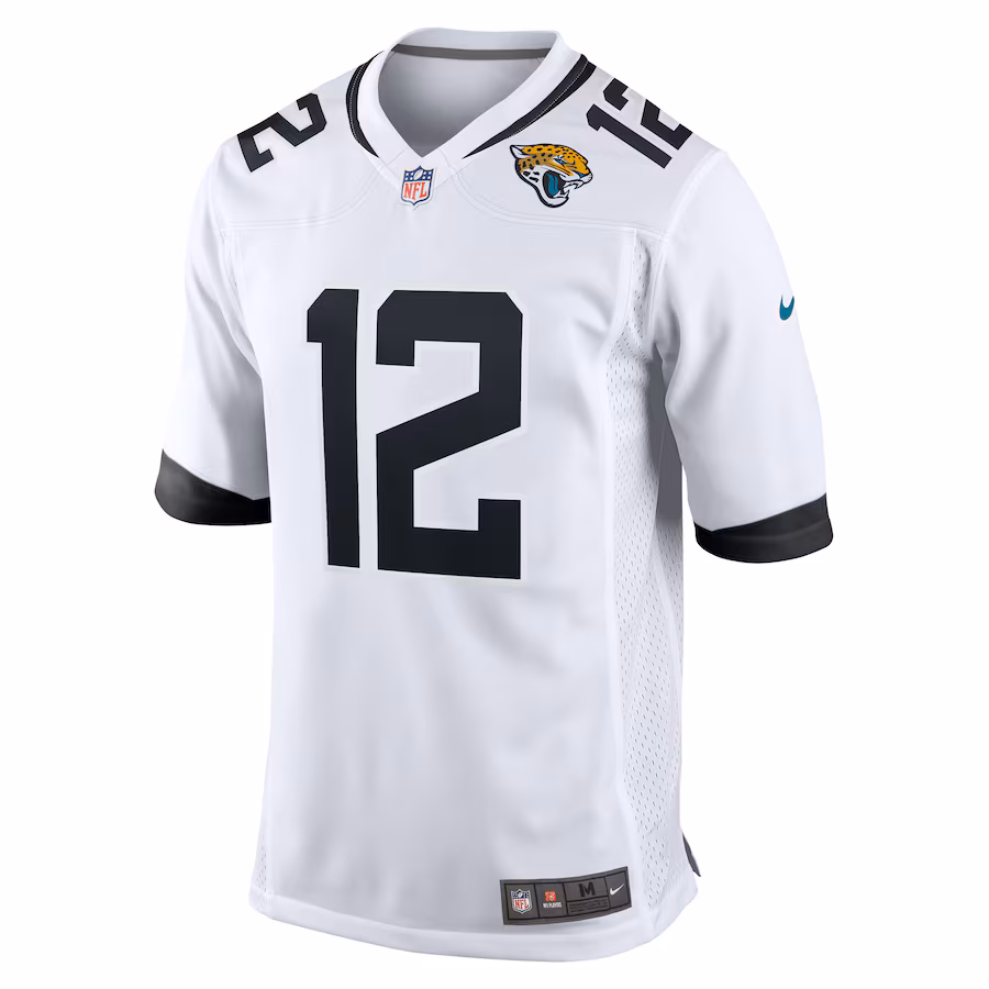 Travis Hunter Jacksonville Jaguars Nike 2025 NFL Draft First Round Pick Game Player Jersey - White
