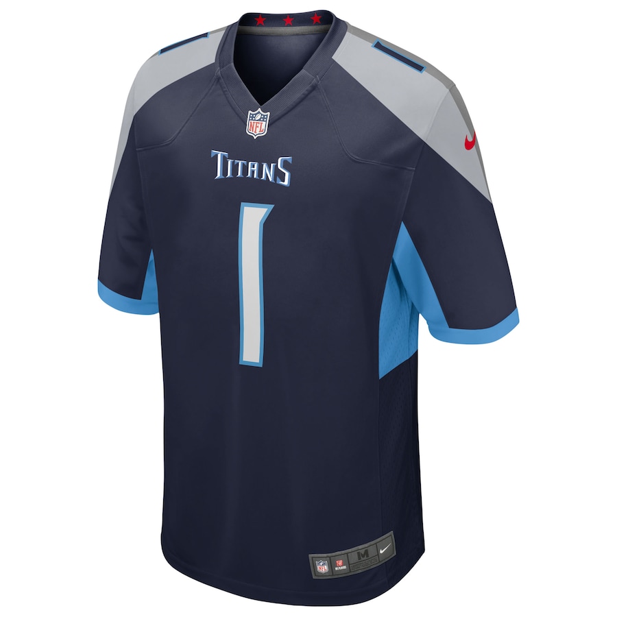 Cameron Ward Tennessee Titans Nike 2025 NFL Draft First Round Pick Alternate Game Jersey - Navy