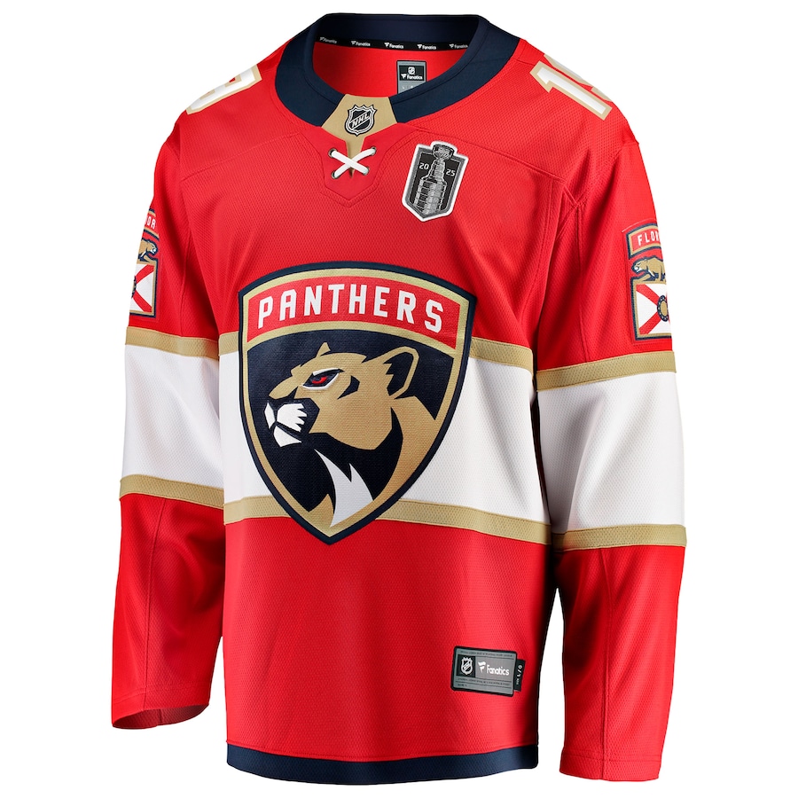 Matthew Tkachuk Florida Panthers Fanatics 2025 Stanley Cup Final Home Breakaway Player Jersey - Red