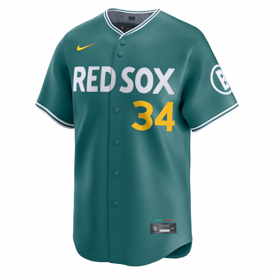 David Ortiz Boston Red Sox Nike 2025 City Connect Limited Retired Player Jersey - Green