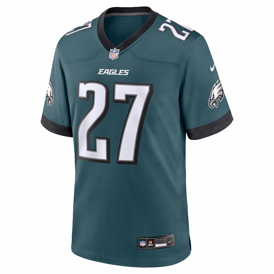 Quinyon Mitchell Philadelphia Eagles Nike Player Game Jersey - Midnight Green