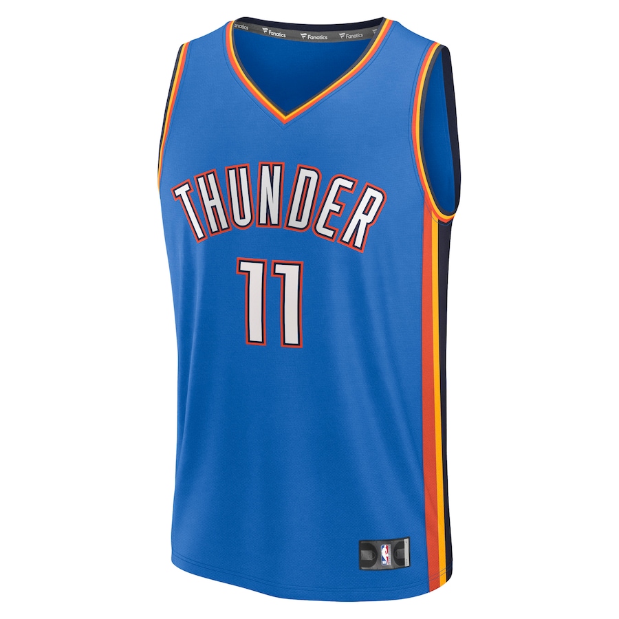 Isaiah Joe Oklahoma City Thunder Fanatics Fast Break Replica Player Jersey - Icon Edition - Blue