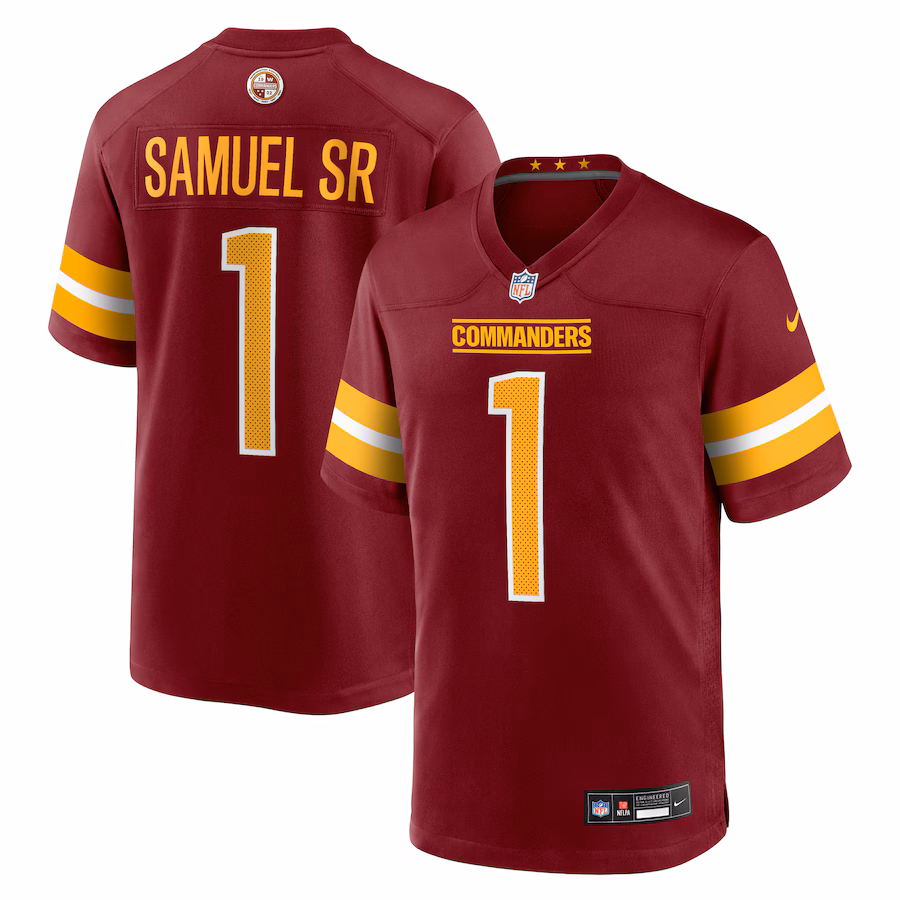 Deebo Samuel Sr Washington Commanders Nike Game Player Jersey - Burgundy