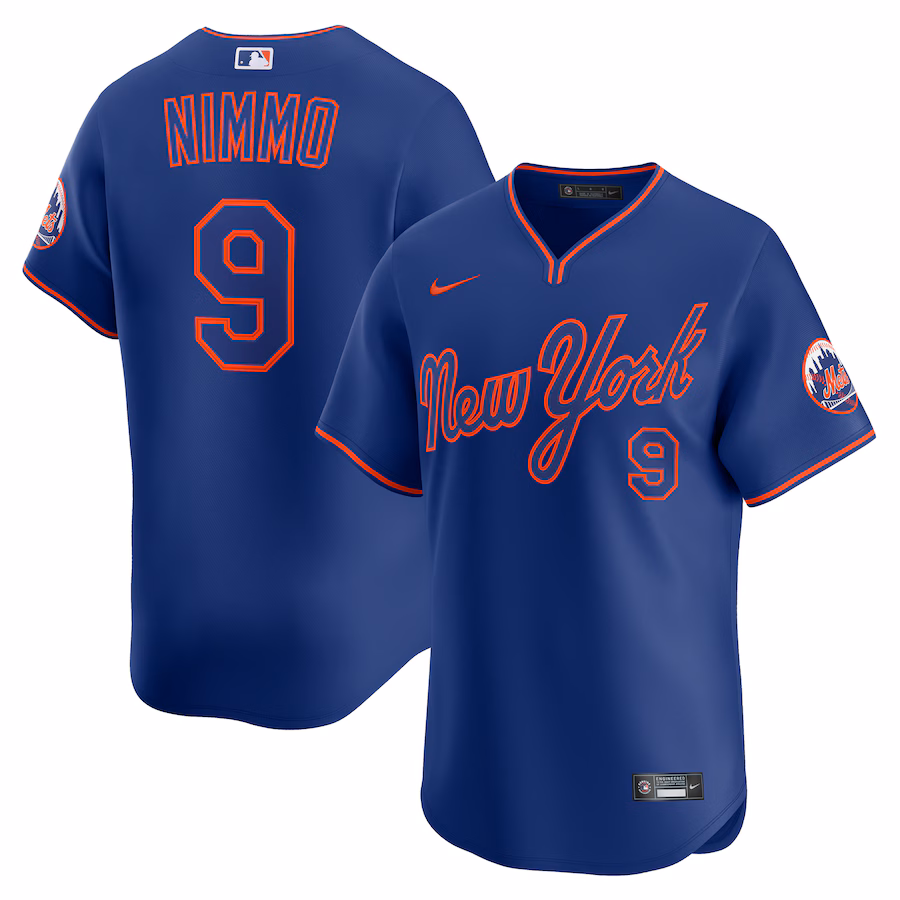 Brandon Nimmo New York Mets Nike Alternate Limited Player Jersey - Royal