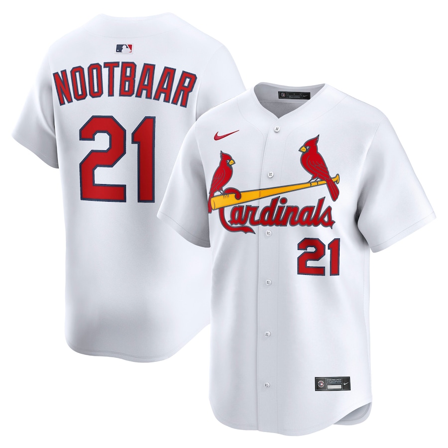 Lars Nootbaar St. Louis Cardinals Nike Home Limited Player Jersey - White