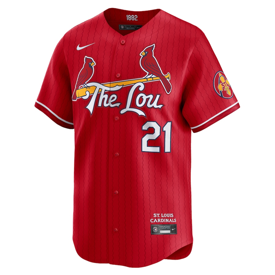 Lars Nootbaar St. Louis Cardinals Nike City Connect Limited Jersey - Red