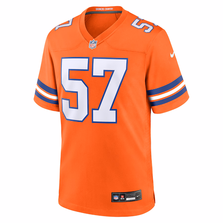 Tom Jackson Denver Broncos Nike Retired Player Alternate Game Jersey - Orange