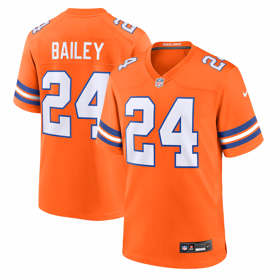 Champ Bailey Denver Broncos Nike Retired Player Alternate Game Jersey - Orange