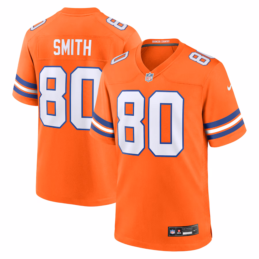 Rod Smith Denver Broncos Nike Retired Player Alternate Game Jersey - Orange