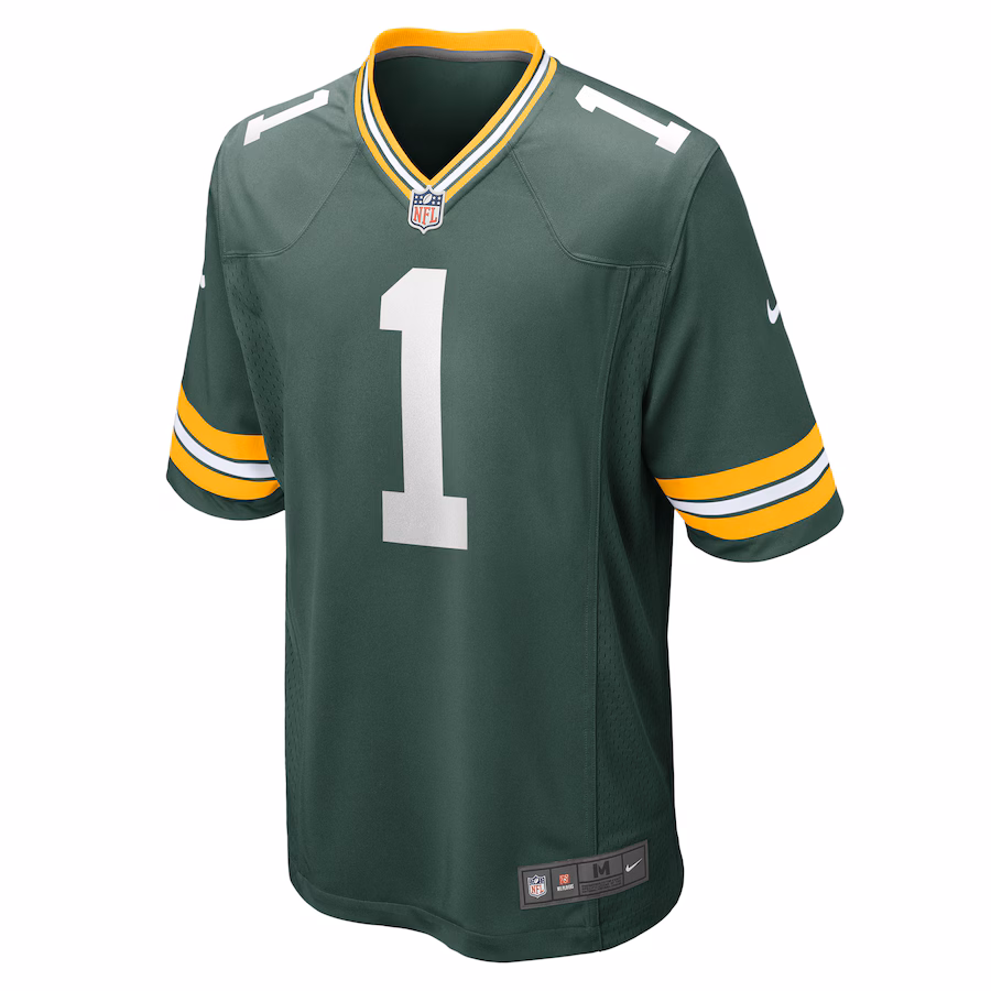 Matthew Golden Green Bay Packers Nike 2025 NFL Draft First Round Pick Game Jersey - Green