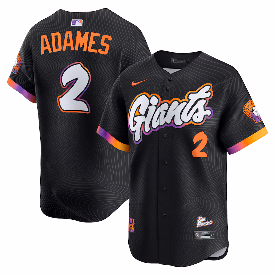 Willy Adames San Francisco Giants Nike 2025 City Connect Limited Jersey - Black