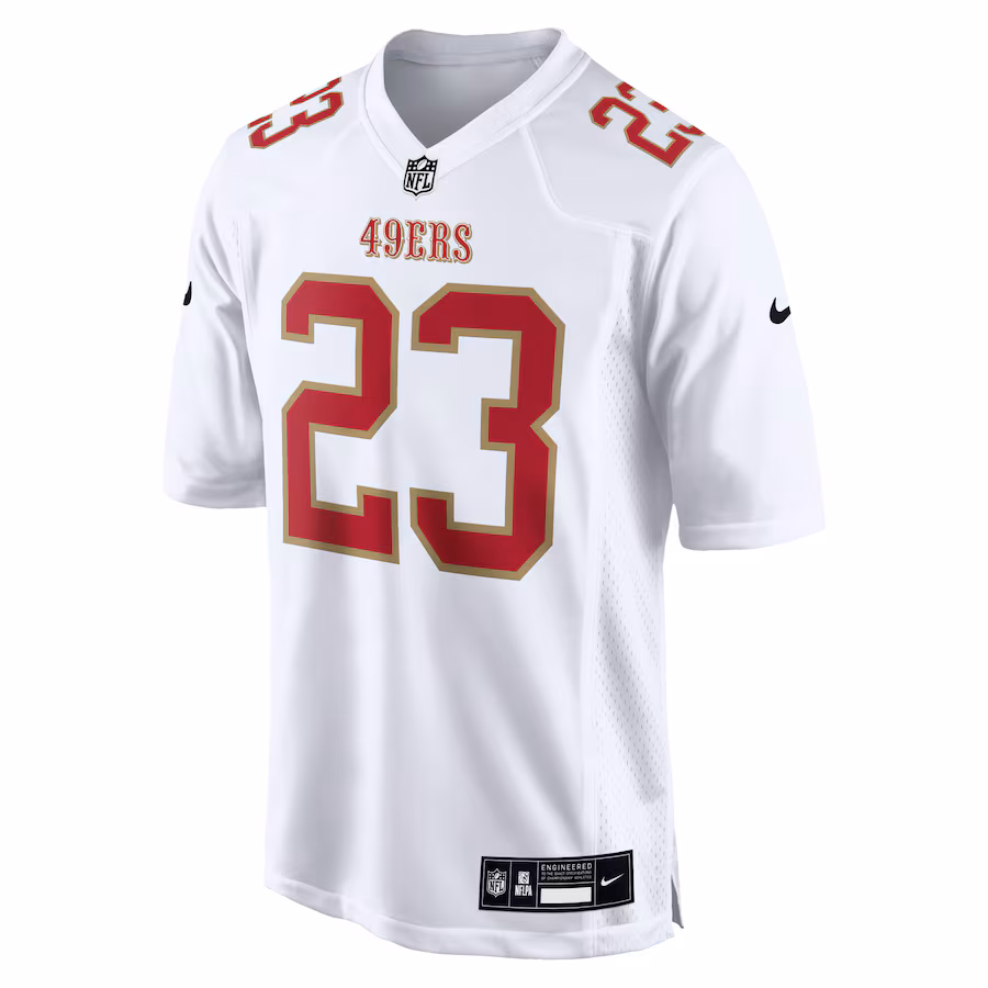 Christian McCaffrey San Francisco 49ers Nike Fashion Game Jersey - Tundra White