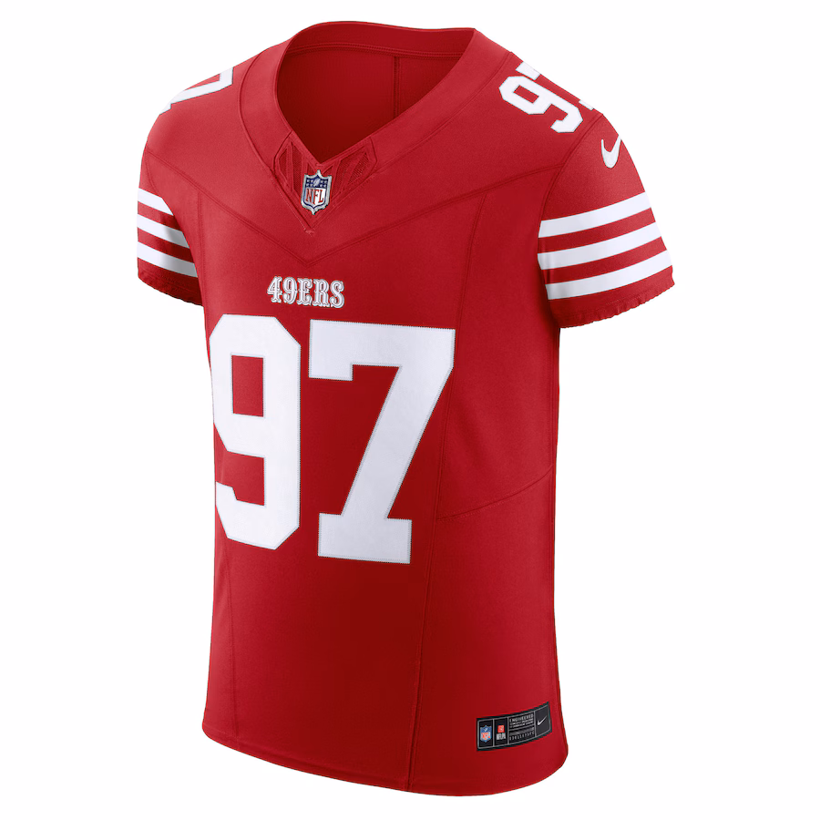 Nick Bosa San Francisco 49ers Nike Vapor F.U.S.E. Elite Jersey - Scarlet