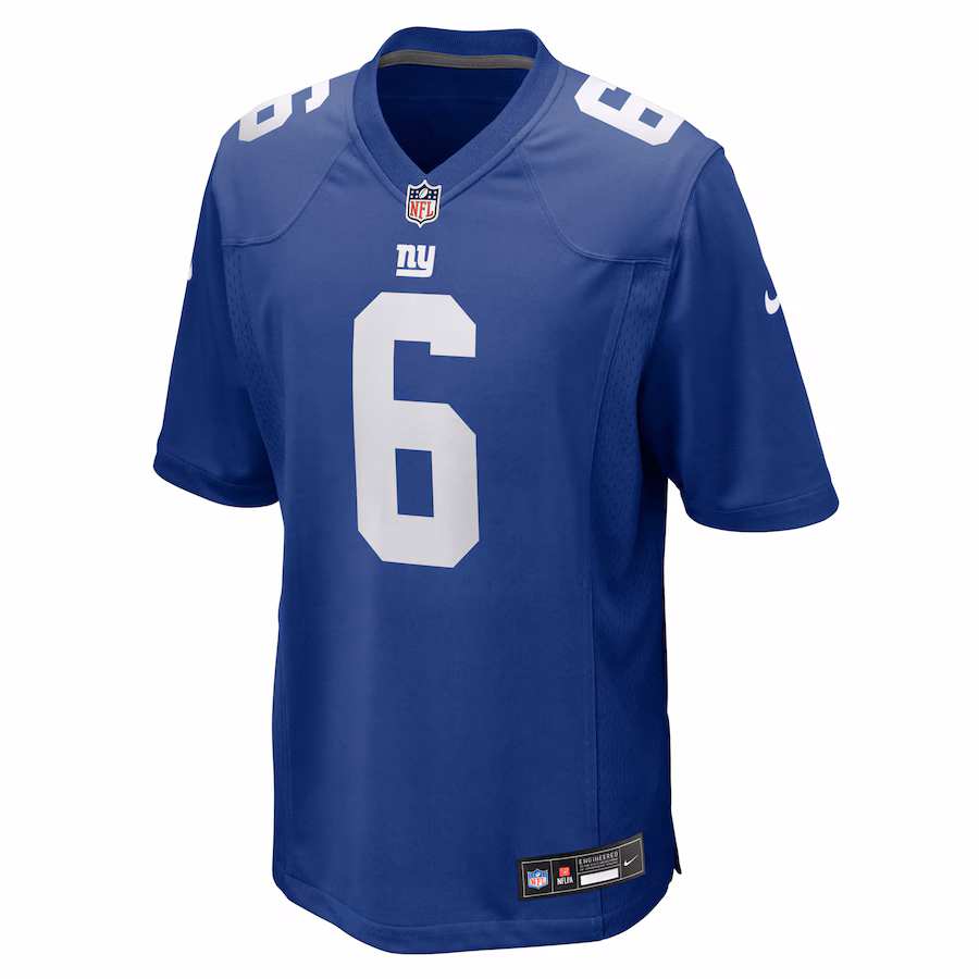Jaxson Dart New York Giants Nike 2025 NFL Draft First Round Pick Game Jersey - Royal