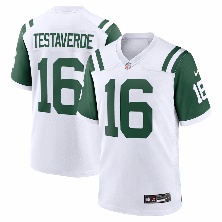 Vinny Testaverde New York Jets Nike Retired Player Alternate Game Jersey - White