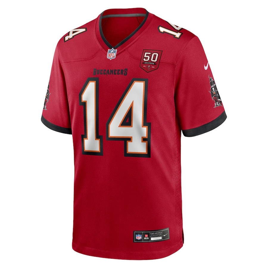 Chris Godwin Jr. Tampa Bay Buccaneers Nike 50th Anniversary Game Jersey - Red