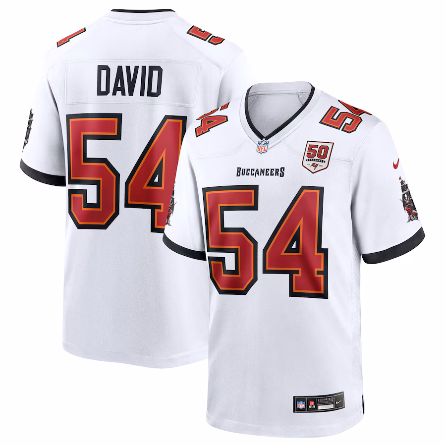 Lavonte David Tampa Bay Buccaneers Nike 50th Anniversary Game Jersey - White