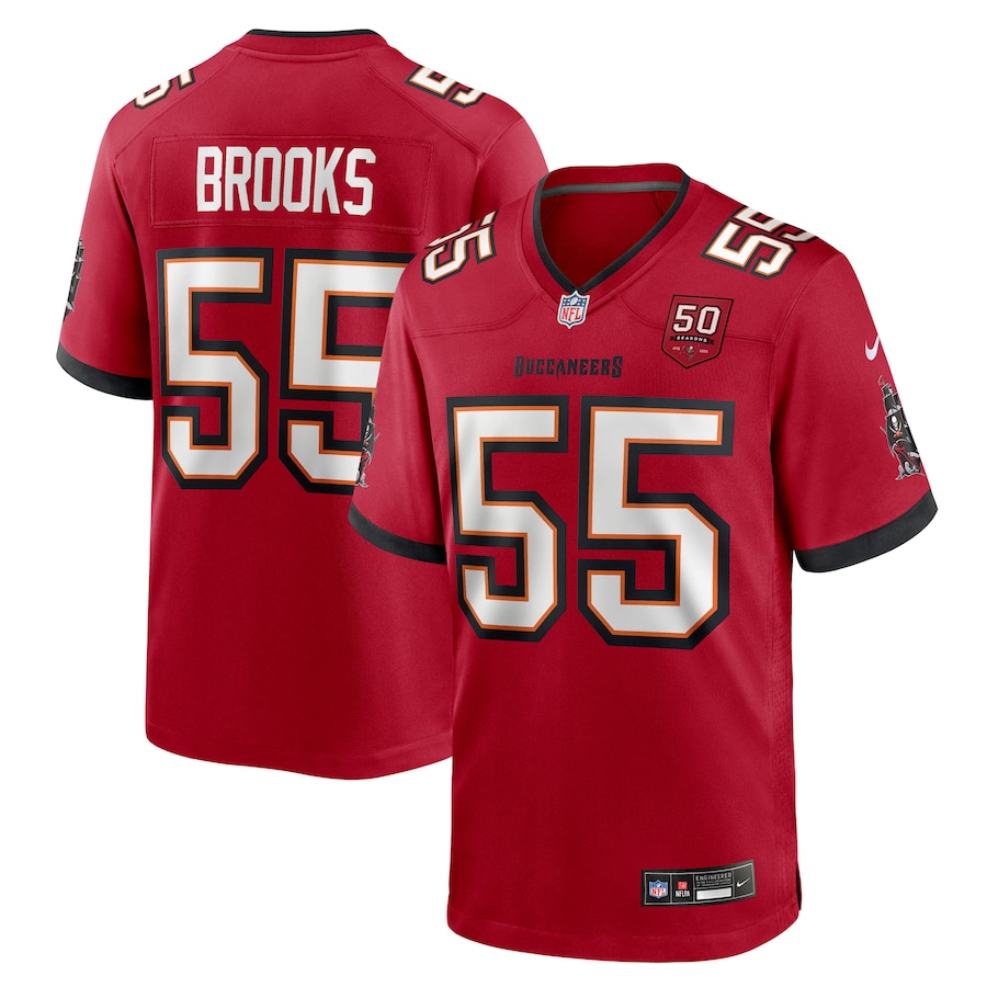 Derrick Brooks Tampa Bay Buccaneers Nike 50th Anniversary Game Jersey - Red