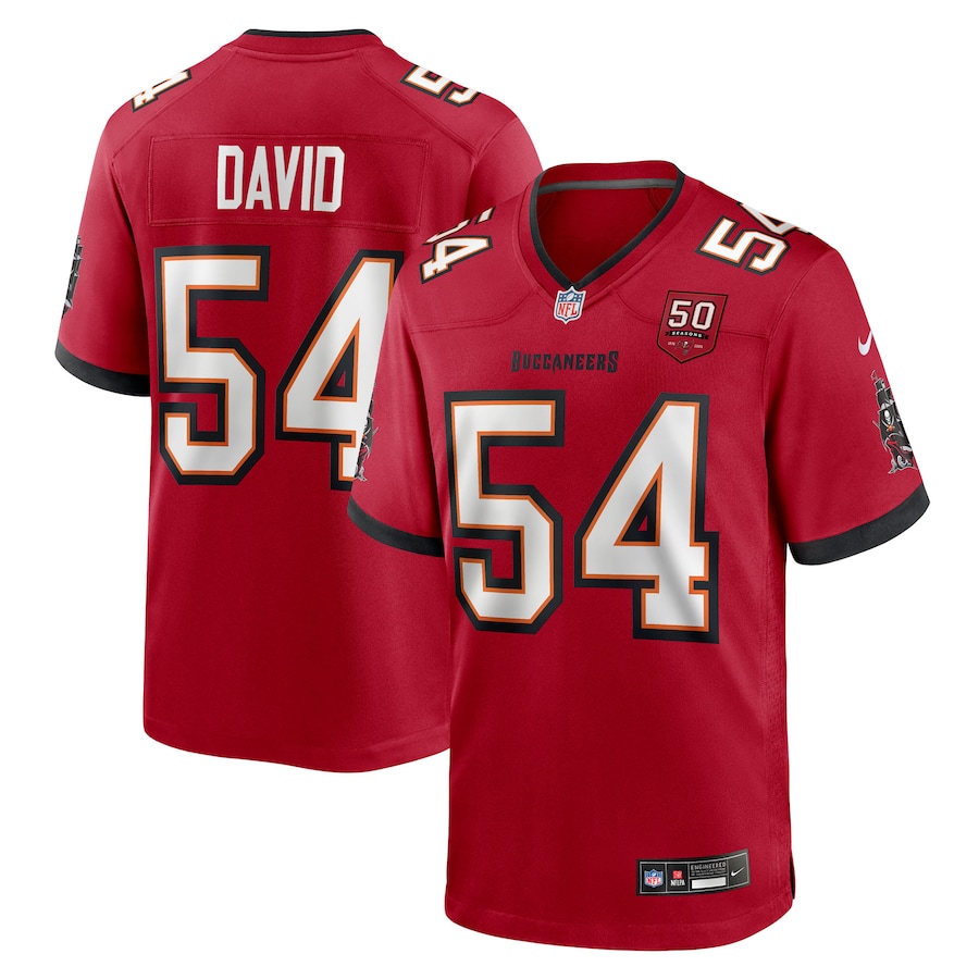Lavonte David Tampa Bay Buccaneers Nike 50th Anniversary Game Jersey - Red