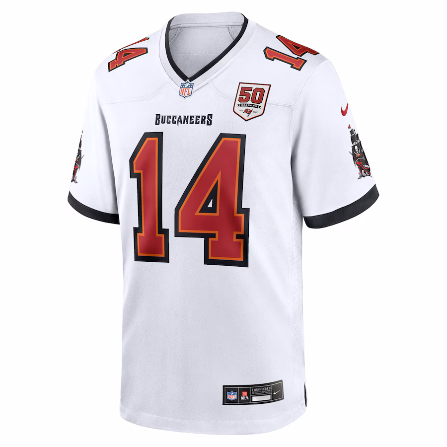 Chris Godwin Jr. Tampa Bay Buccaneers Nike 50th Anniversary Game Jersey - White