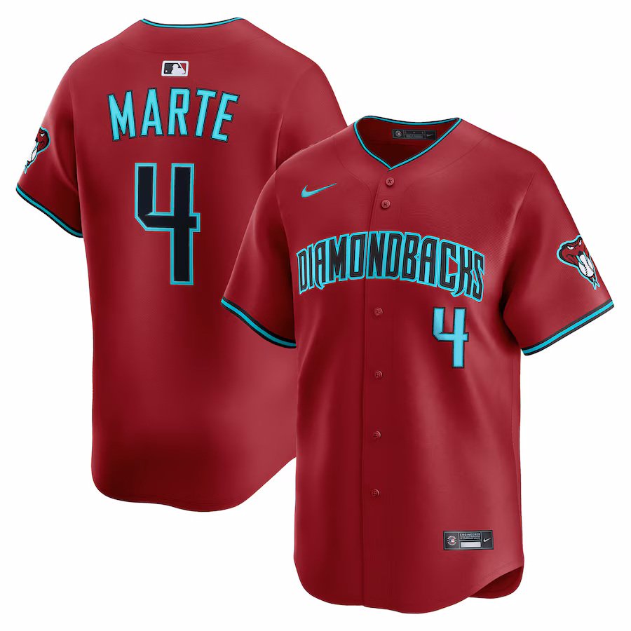 Ketel Marte Arizona Diamondbacks Nike Alternate 2 Limited Player Jersey - Red