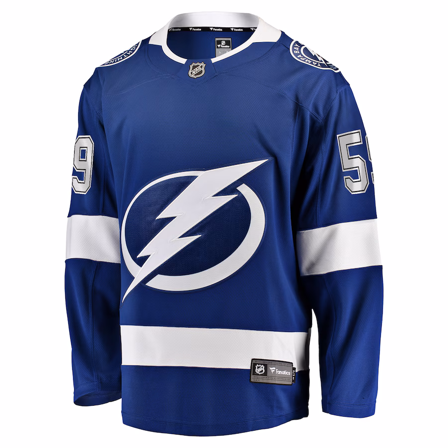 Jake Guentzel Tampa Bay Lightning Fanatics Home Premier Breakaway Player Jersey - Blue