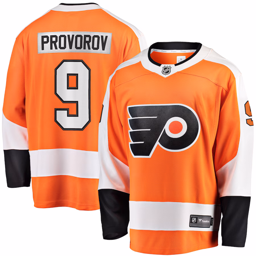 Ivan Provorov Philadelphia Flyers Fanatics Home Breakaway Jersey - Orange