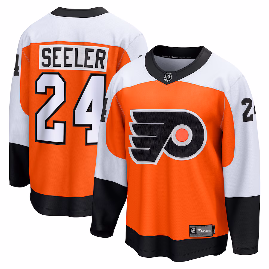 Nick Seeler Philadelphia Flyers Fanatics Home Breakaway Jersey - Orange