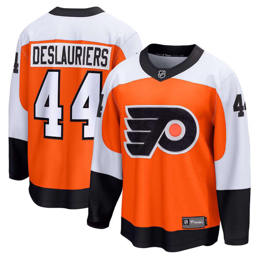 Nicolas Deslauriers Philadelphia Flyers Fanatics Home Breakaway Jersey - Orange