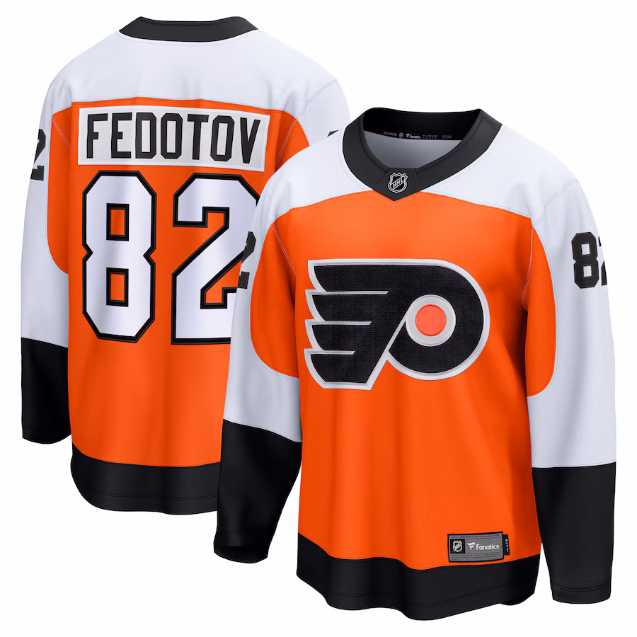 Ivan Fedotov Philadelphia Flyers Fanatics Home Premier Breakaway Player Jersey - Orange