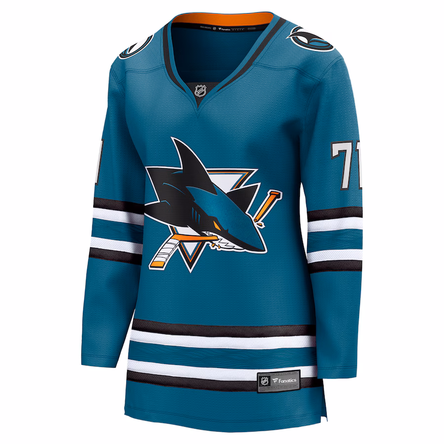 Macklin Celebrini San Jose Sharks Fanatics Women's Home Breakaway Jersey – Teal