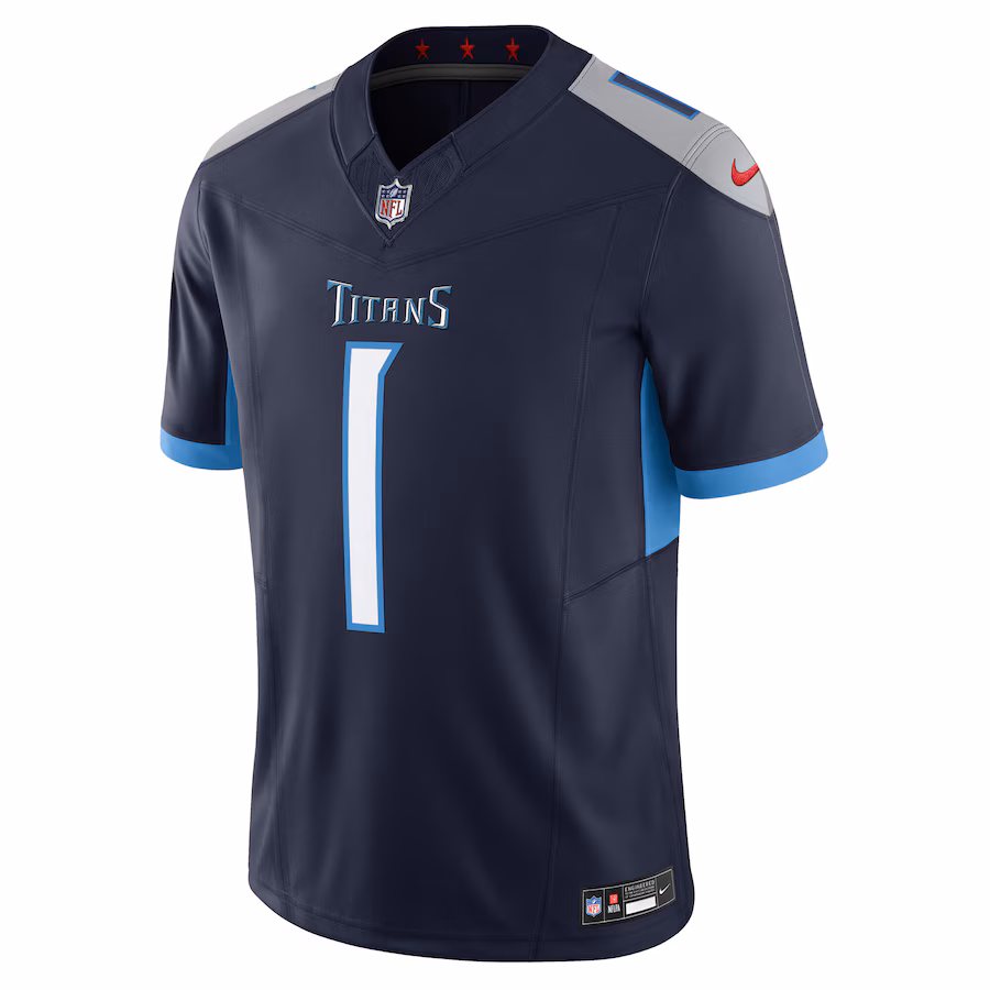 Men's Tennessee Titans Cameron Ward Nike Navy Alternate Limited Jersey