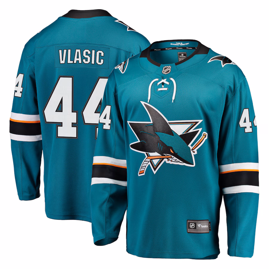 Marc-Edouard Vlasic San Jose Sharks Fanatics Premier Breakaway Player Jersey - Teal