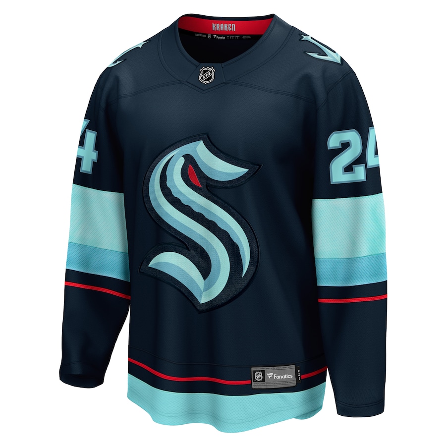 Jamie Oleksiak Seattle Kraken Fanatics Home Breakaway Player Jersey - Deep Sea Blue