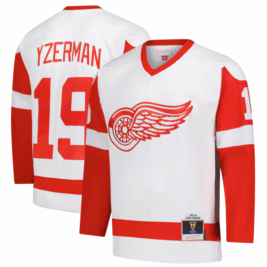 Steve Yzerman Detroit Red Wings Mitchell & Ness Power Play Jersey - White