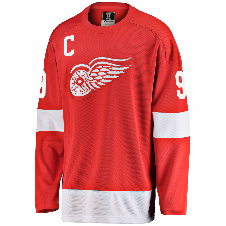 Men's Detroit Red Wings Gordie Howe Fanatics Red Premier Breakaway Retired - Player Jersey