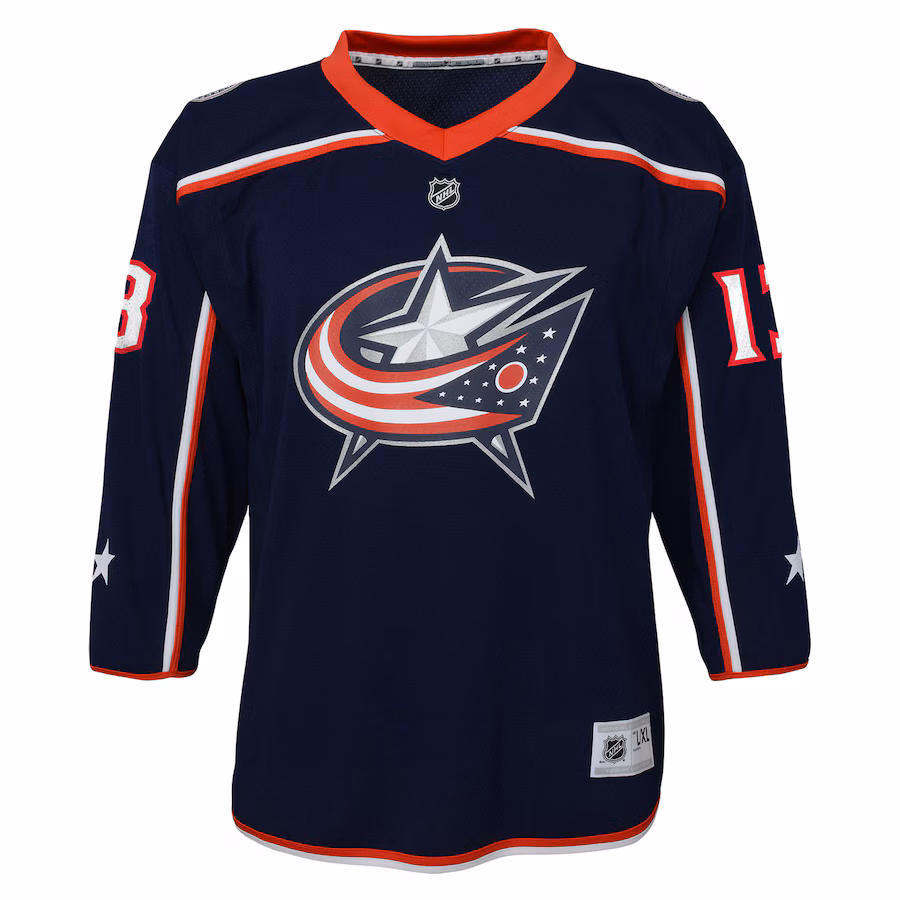 Johnny Gaudreau Columbus Blue Jackets Youth Replica Player Jersey - Navy