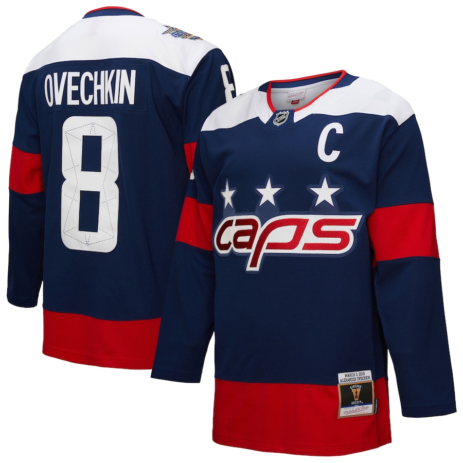 Alexander Ovechkin Washington Capitals Mitchell & Ness Power Play Jersey - Navy