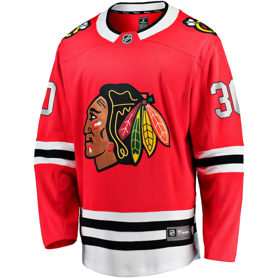 Spencer Knight Chicago Blackhawks Fanatics Home Breakaway Jersey - Red