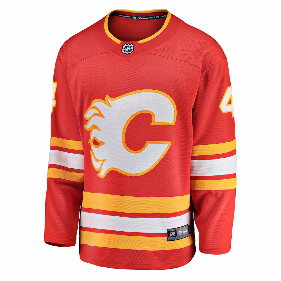 Men's Calgary Flames Rasmus Andersson Fanatics Red Home Breakaway Player - Jersey